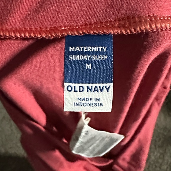 Old Navy Maternity Pull on Pastel Red Pants size medium - Picture 6 of 6